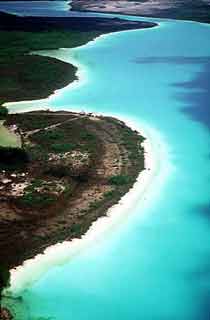 The bay of Bacalar, Mexico