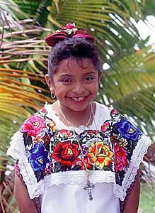 mayan girl mexico